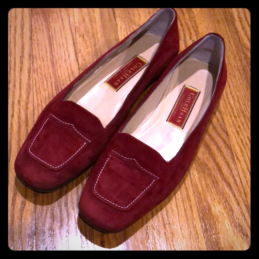 Cole Haan Suede Penny Loafers Sz 8.5
